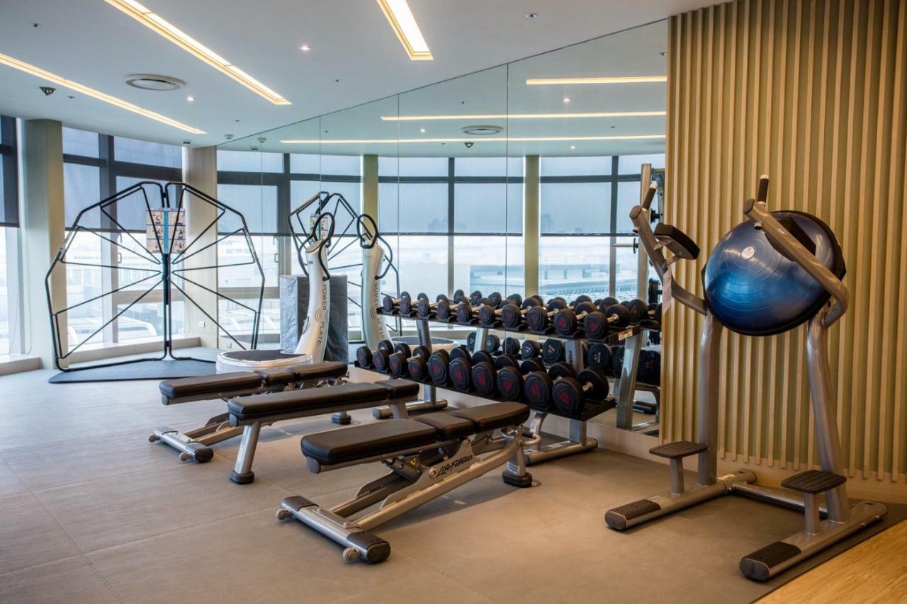 Fullon Hotel Taoyuan Airport Access Mrt A8 Guishan Exterior photo The gym at the 1018